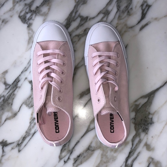*Never Worn* CONVERSE Sneakers | Baby Pink, Size 8 - Picture 2 of 5